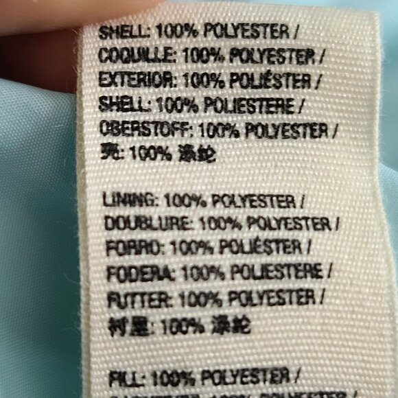 Free People Ella Puffer Jacket Sz M Blue Button Front Pockets Cozy NWT $168 - Picture 8 of 14